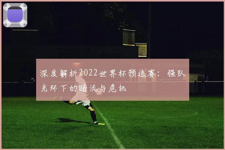 深度解析2022世界杯预选赛:强队光环下的暗流与危机