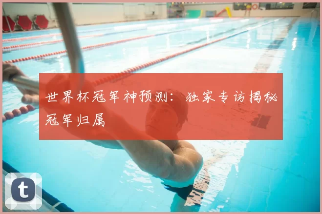 世界杯冠军神预测:独家专访揭秘冠军归属