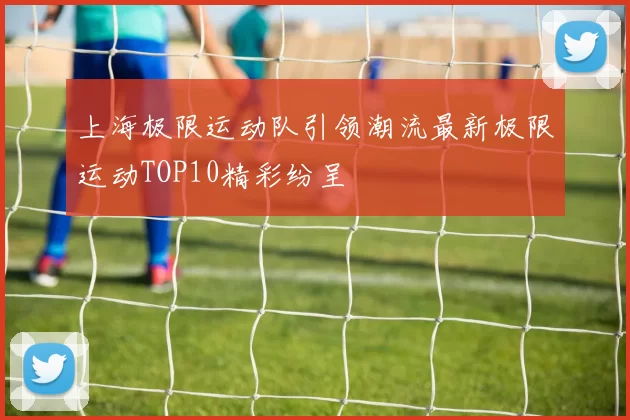 上海极限运动队引领潮流最新极限运动TOP10精彩纷呈