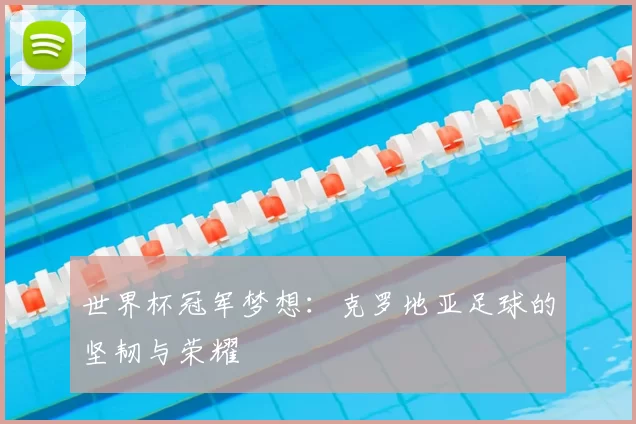 世界杯冠军梦想:克罗地亚足球的坚韧与荣耀
